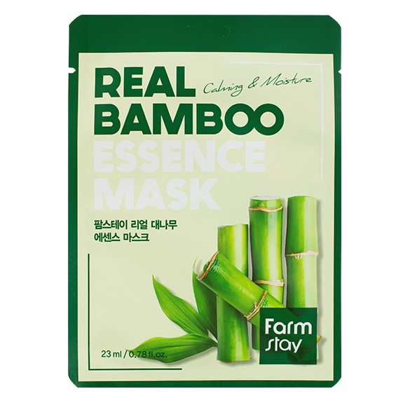 Тканевая маска с экстрактом бамбука FarmStay Real Bamboo Essence Mask