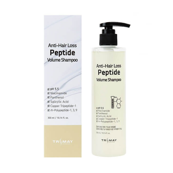 Шампунь для объема и против выпадения волос с пептидами Trimay Anti-Hair Loss Peptide Volume Shampoo