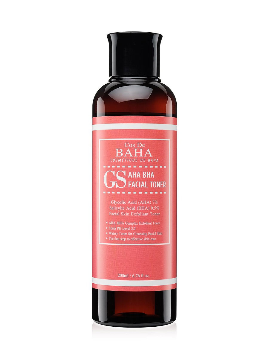 Тонер для проблемной кожи с кислотами Cos De BAHA AHA BHA Facial GS Toner