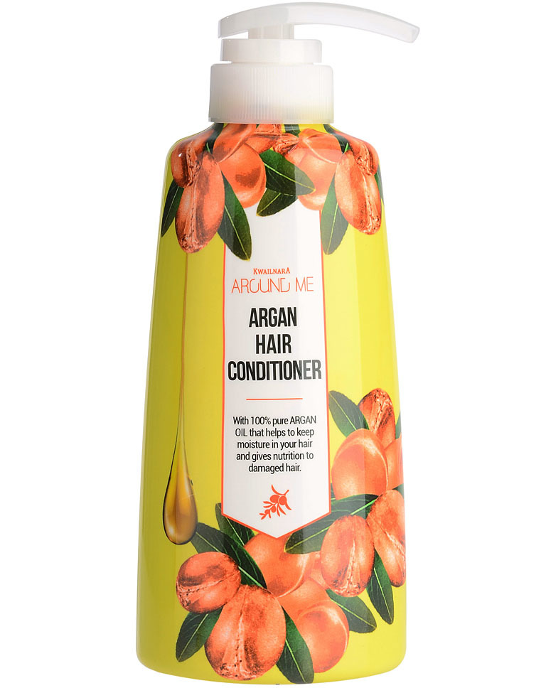 Кондиционер для сухих и поврежденных волос с аргановым маслом Welcos Around me Argan Hair Conditioner