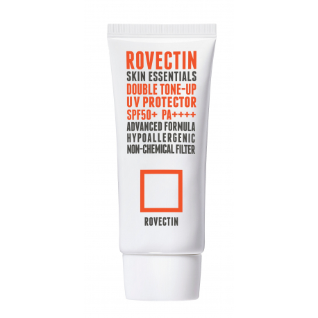 Солнцезащитный крем с тонирующим эффектом Rovectin Skin Essentials Double Tone-up UV Protector SPF50+ PA++++ 