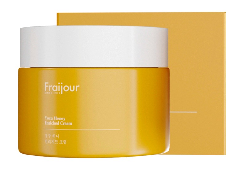 Крем для лица с юдзу и прополисом Fraijour Yuzu Honey Enriched Cream 