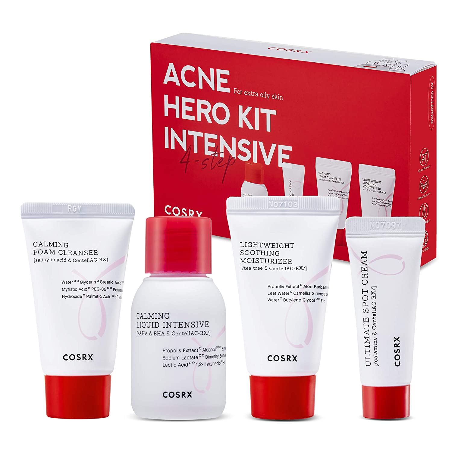 Набор для жирной и проблемной кожи Cosrx Acne Hero Kit Intensive 4-step