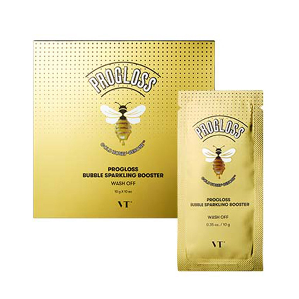 Питательная маска-пенка для лица VT Cosmetics Progloss Bubble Sparkling Booster