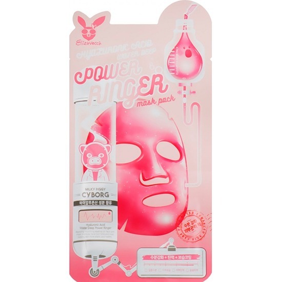 Tканевая маска с гиалуроновой кислотой Hyaluronic Acid Water Deep Power Ringer Mask Pack