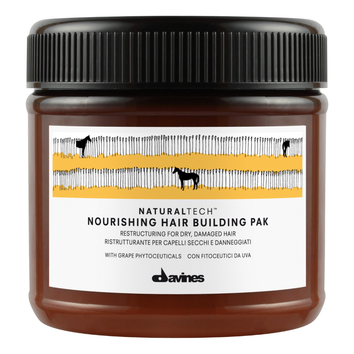 Восстанавливающая маска для сухих и поврежденных волос Davines Nourishing Hair Building Pak 