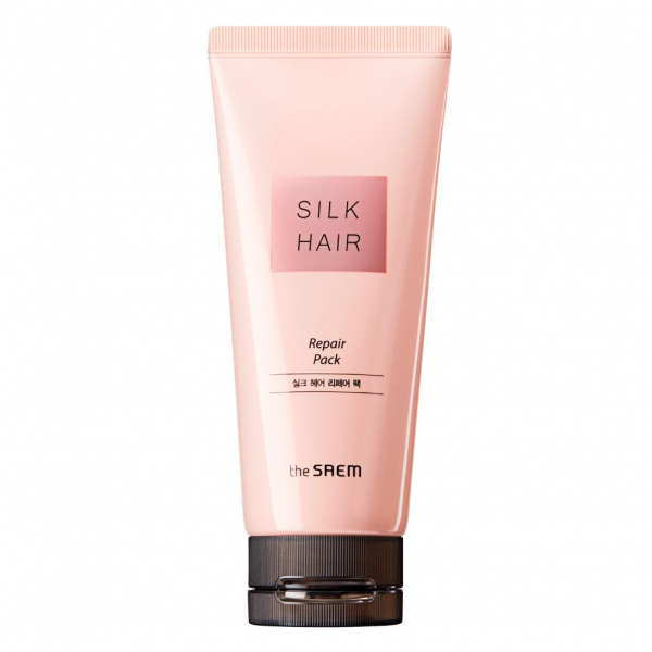 Восстанавливающая маска для поврежденных волос The Saem Silk Hair Repair Pack