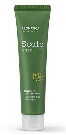 Маска для лечения волос и укрепления волосяных луковиц Aromatica Rosemary Scalp 3-in-1 Treatment