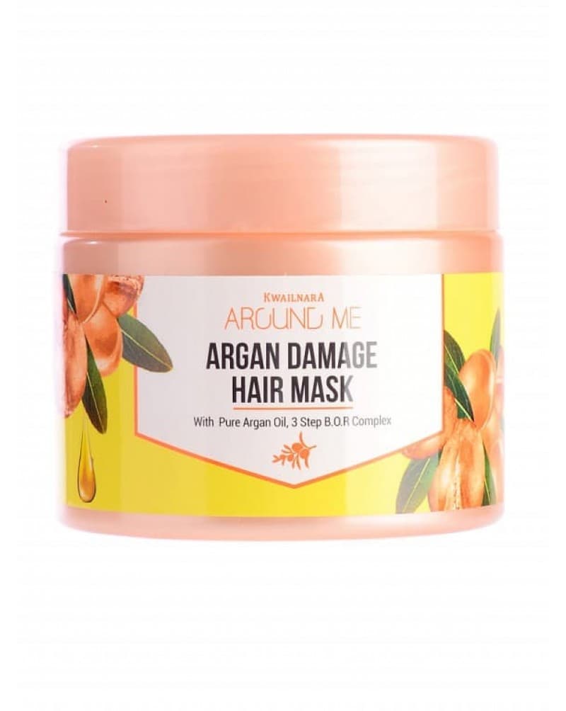 Питательная маска для поврежденных волос Welcos Around me Argan Damage Hair Mask