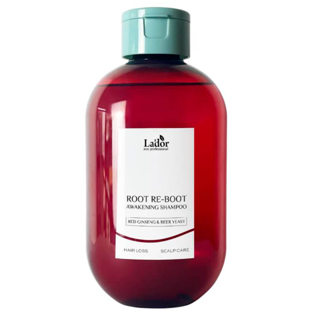 Шампунь от выпадения для сухих и тусклых волос Lador Root Re-Boot Awakening Shampoo Red Ginseng & Beer Yeast