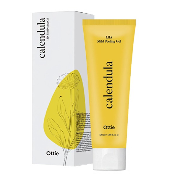 Мягкий пилинг-гоммаж с экстрактом календулы Ottie Calendula LHA Mild Peeling Gel