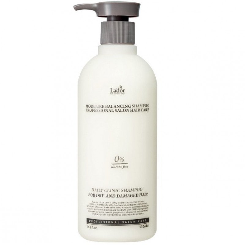 Шампунь для волос увлажняющий без силиконов Lador Moisture Balancing Shampoo