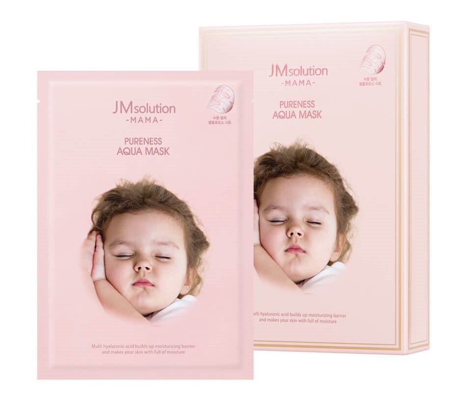 Увлажняющая тканевая маска с гипоаллергенной формулой JMsolution Mama Pureness Aqua Mask