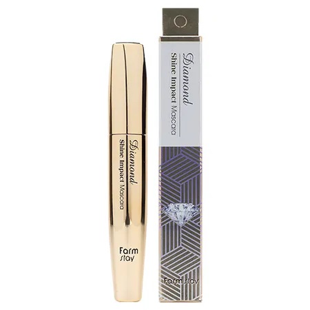 Ультрачерная тушь для объема ресниц FarmStay Diamond Shine Impact Mascara