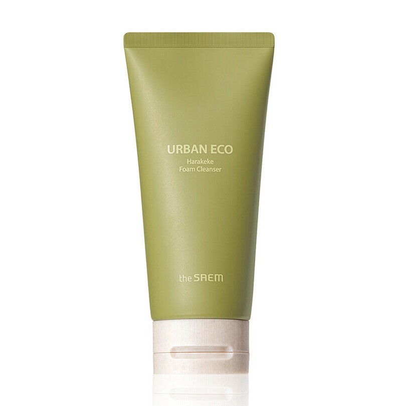 Мягкая пенка для умывания с экстрактом новозеландского льна The Saem Urban Eco Harakeke Foam Cleanser