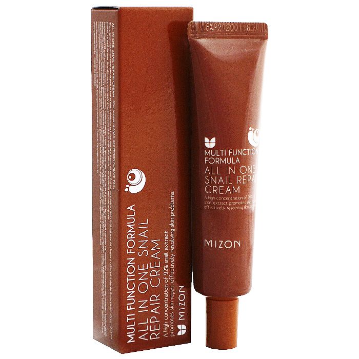 Антивозрастной крем с улиточным муцином Mizon All In One Snail Repair Cream