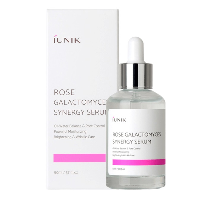Увлажняющая сыворотка с розовой водой и галактомисисом iUnik Rose Galactomyces Synergy Serum