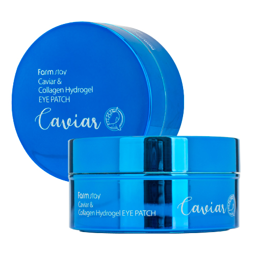 Гидрогелевые патчи для век с икрой и коллагеном Farmstay Caviar & Collagen Hydrogel Eye Patch