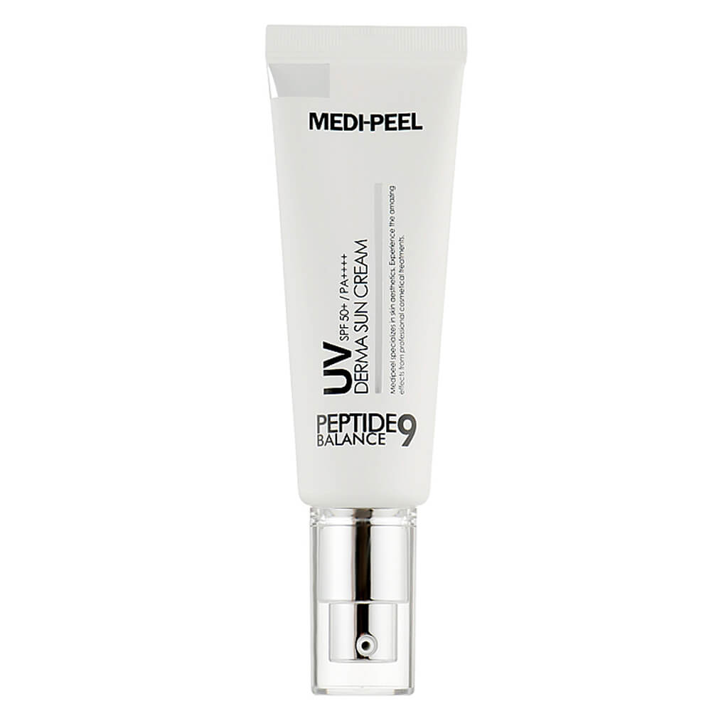 Антивозрастной солнцезащитный крем с пептидами Medi-Peel Peptide 9 Balance UV Derma Sun Cream SPF 50+ PA++++
