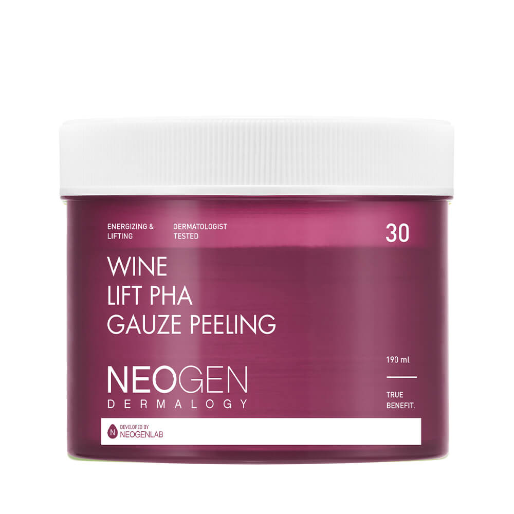 Винные пилинг-пэды с комплексом кислот Neogen Dermalogy Wine Lift PHA Gauze Peeling
