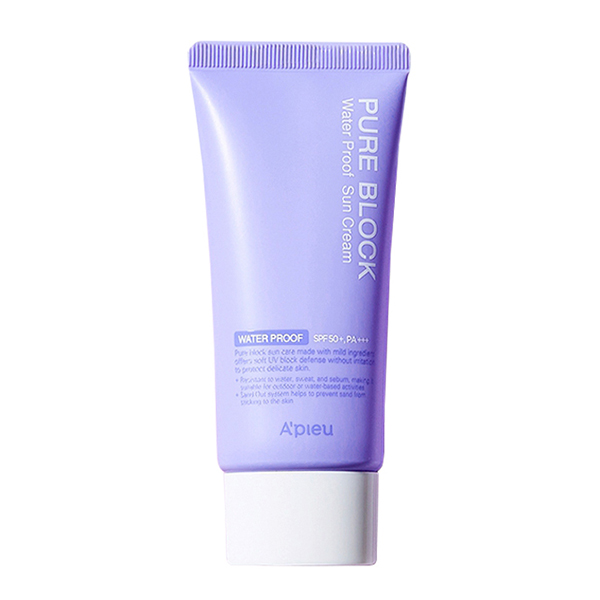 Водостойкий солнцезащитный крем A'pieu Pure Block Water Proof Natural Sun Cream SPF50 PA+++
