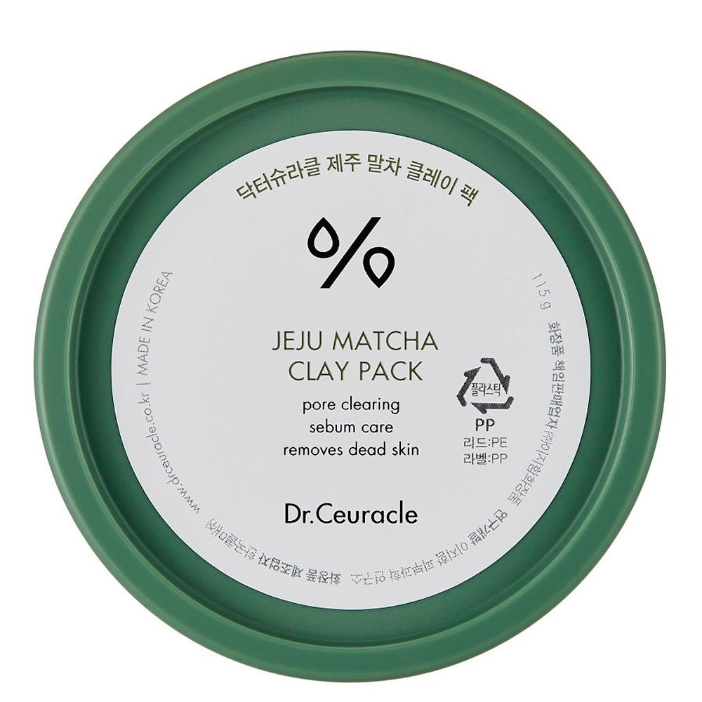 Очищающая глиняная маска с чаем матча для сужения пор Dr.Ceuracle Matcha Clay Pack 
