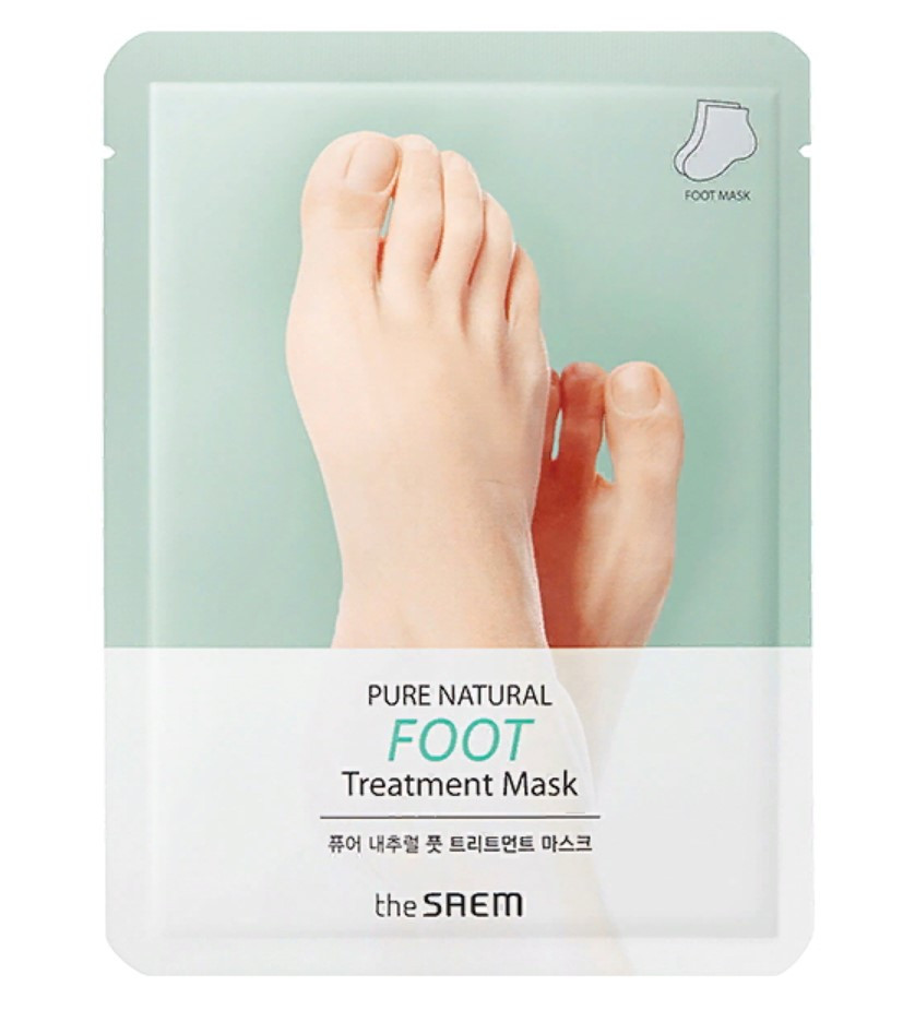 Маска-носочки для ног с парафином и маслами The Saem Pure Natural Foot Treatment Mask