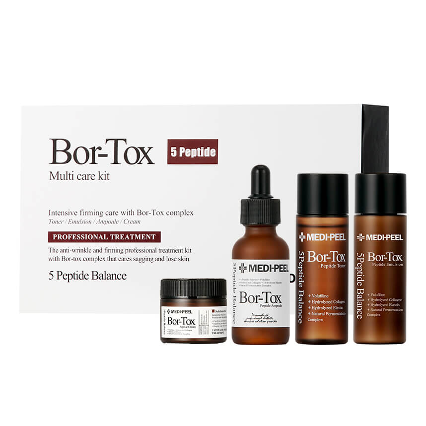 Набор антивозрастных средств для лица с эффектом ботокса Medi-Peel Bor-Tox 5 Peptide Multi Care Kit