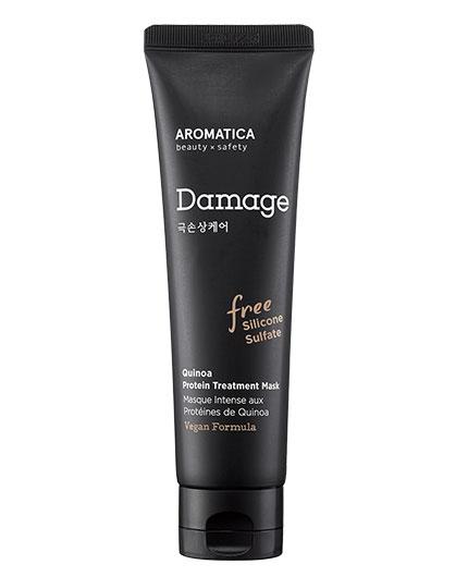 Протеиновая маска с киноа для сухих и поврежденных волос Aromatica Quinoa Protein Treatment Mask