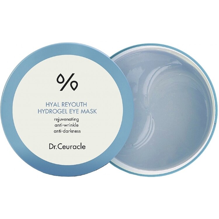 Гидрогелевые патчи для век увлажняющие Dr.Ceuracle Hyal Reyouth Hydrogel Eye Mask 