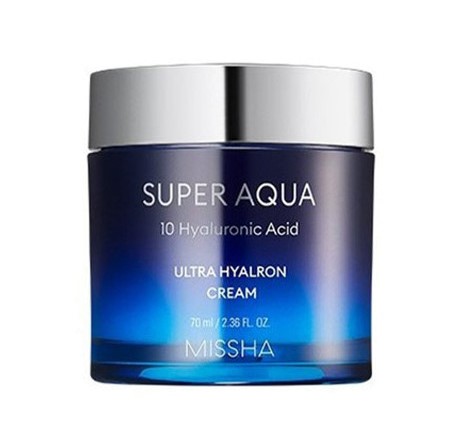 Крем для глубокого увлажнения с гиалуроновой кислотой Missha Super Aqua Ultra Hyalron Cream