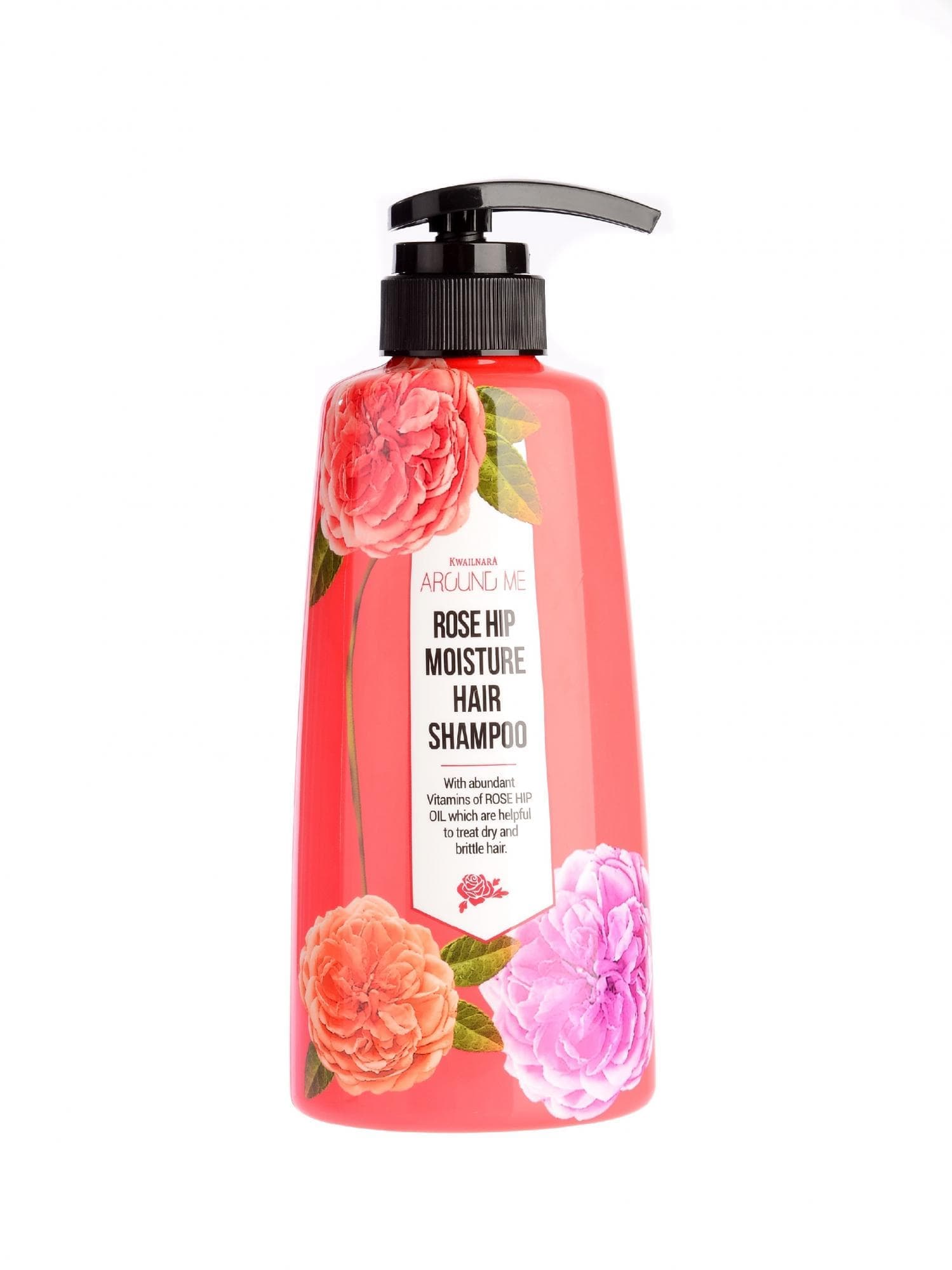 Шампунь для шелковистости волос с экстрактом шиповника Around me Rose Hip Hair Shampoo