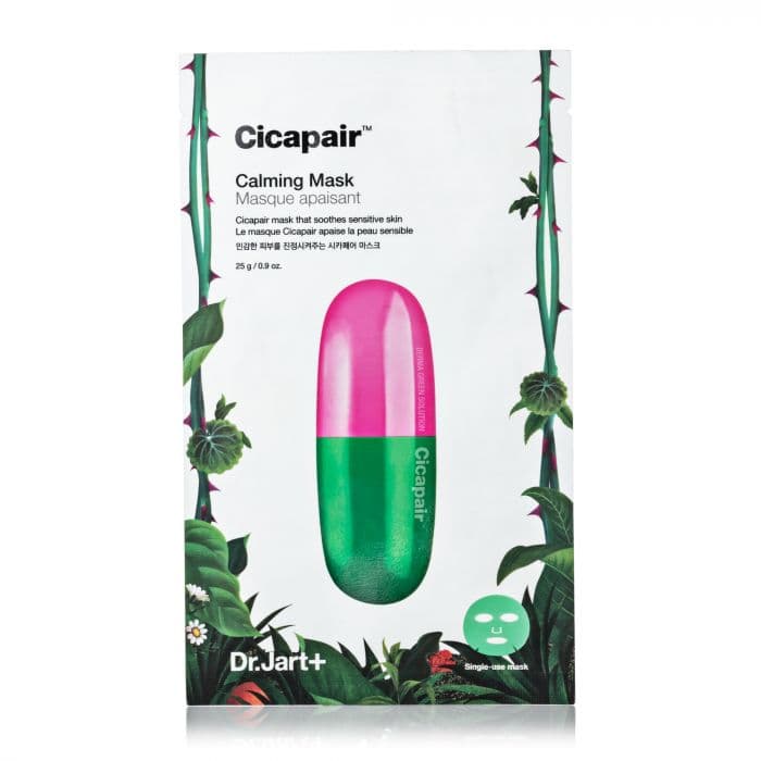 Успокаивающая тканевая маска с охлаждающим действием Dr.Jart+ Cicapair Calming Mask