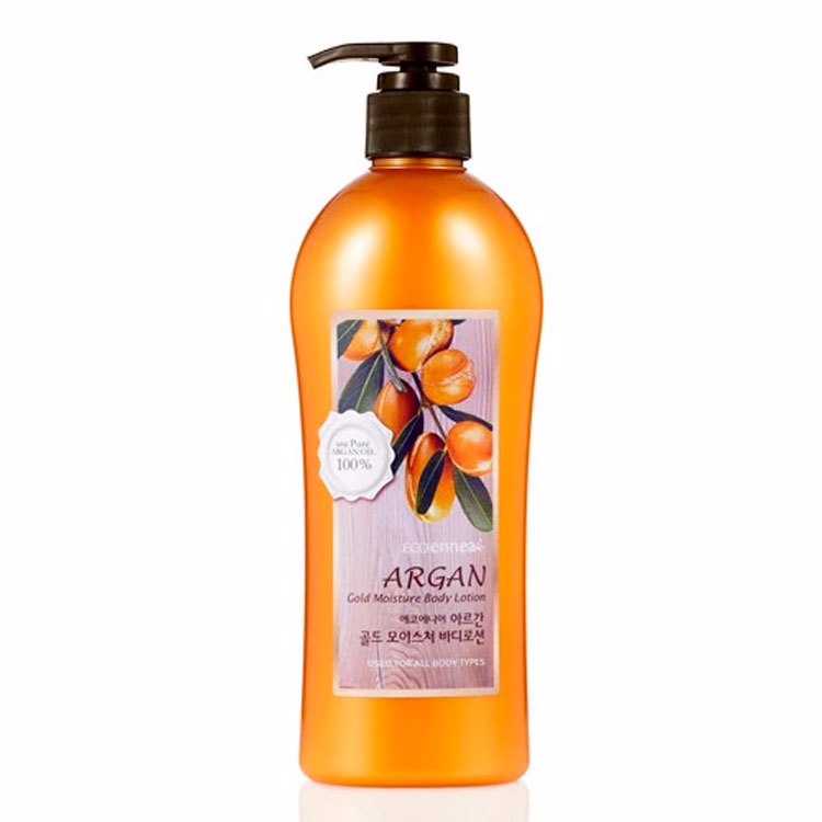 Увлажняющий лосьон для тела с аргановым маслом Welcos Argan Gold Moisture Body Lotion
