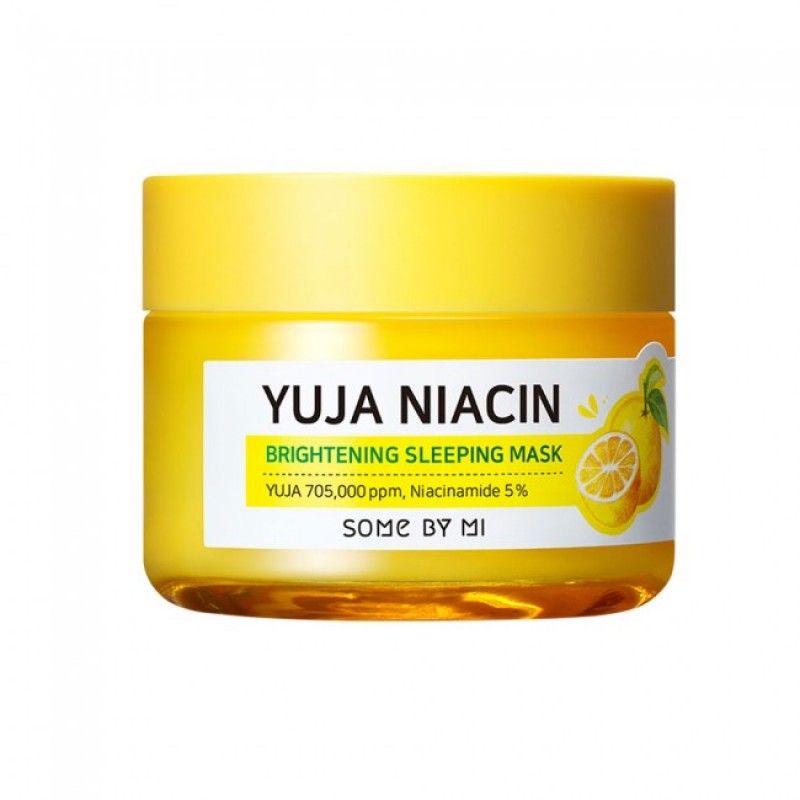 Ночная осветляющая маска для сияния кожи Some By Mi Yuja Niacin 30 Days Miracle Brightening Sleeping Mask