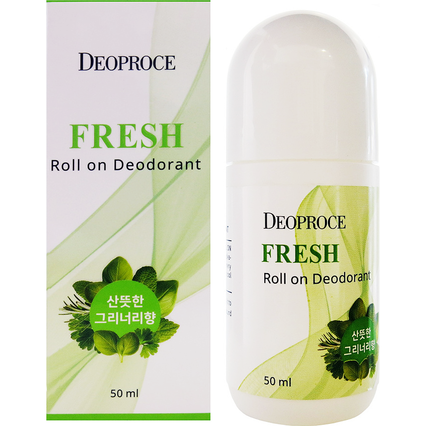 Дезодорант освежающий роликовый Deoproce Fresh Roll On Deodorant