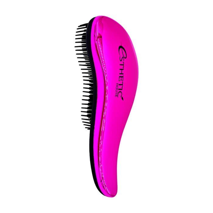 Расчёска для волос розовая Esthetic House Hair Brush For Easy Comb Pink