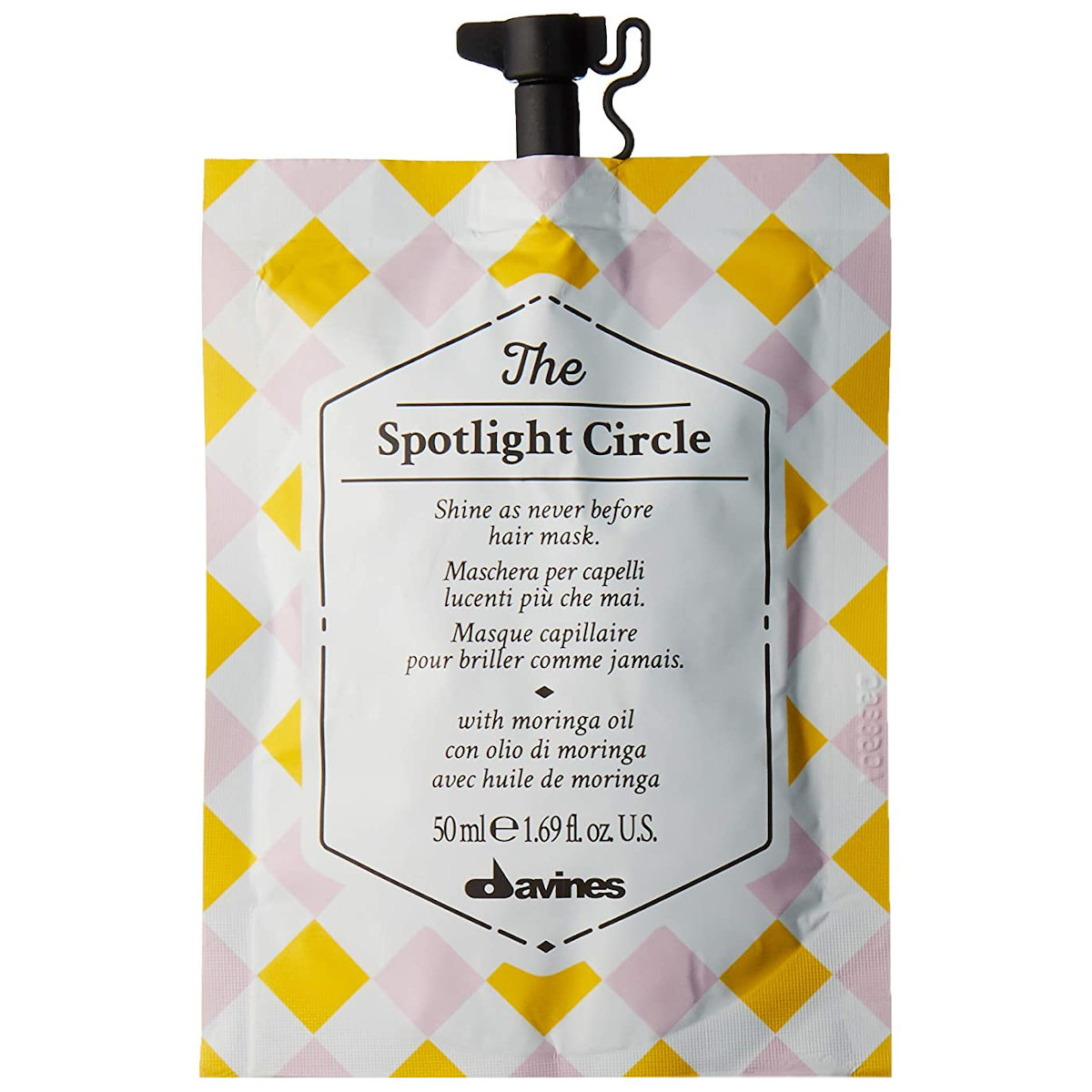Маска для придания волосам потрясающего блеска Davines The Spotlight Circle