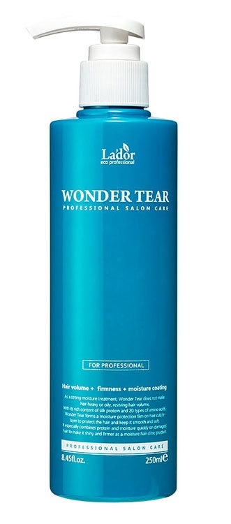 Бальзам-маска для увлажнения, укрепления и придания объема волосам Lador Wonder Tear