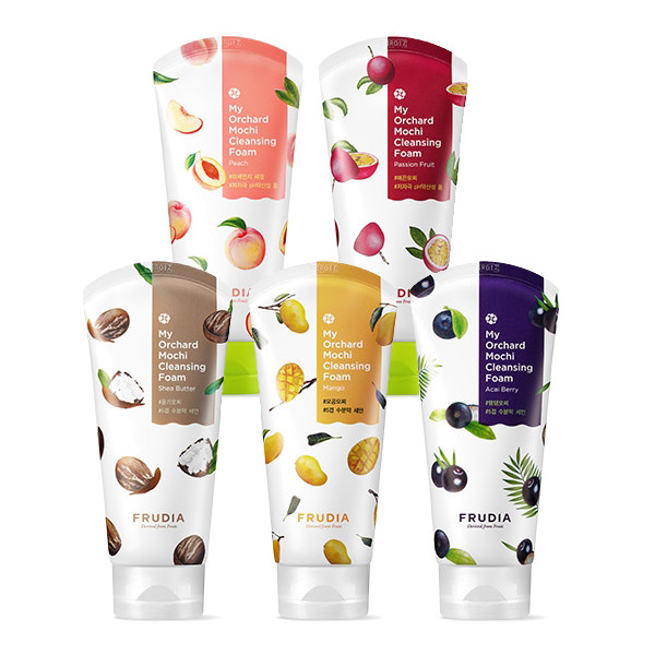 Увлажняющая пенка для умывания Frudia My Orchard Mochi Cleansing Foam 