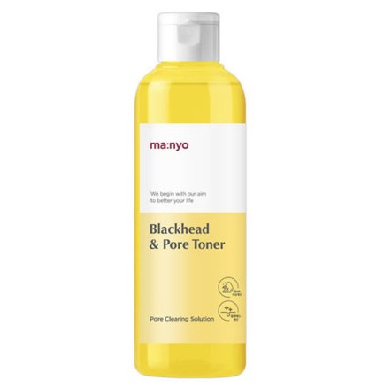 Тонер против черных точек с BHA-кислотой Manyo Blackhead & Pore Toner 