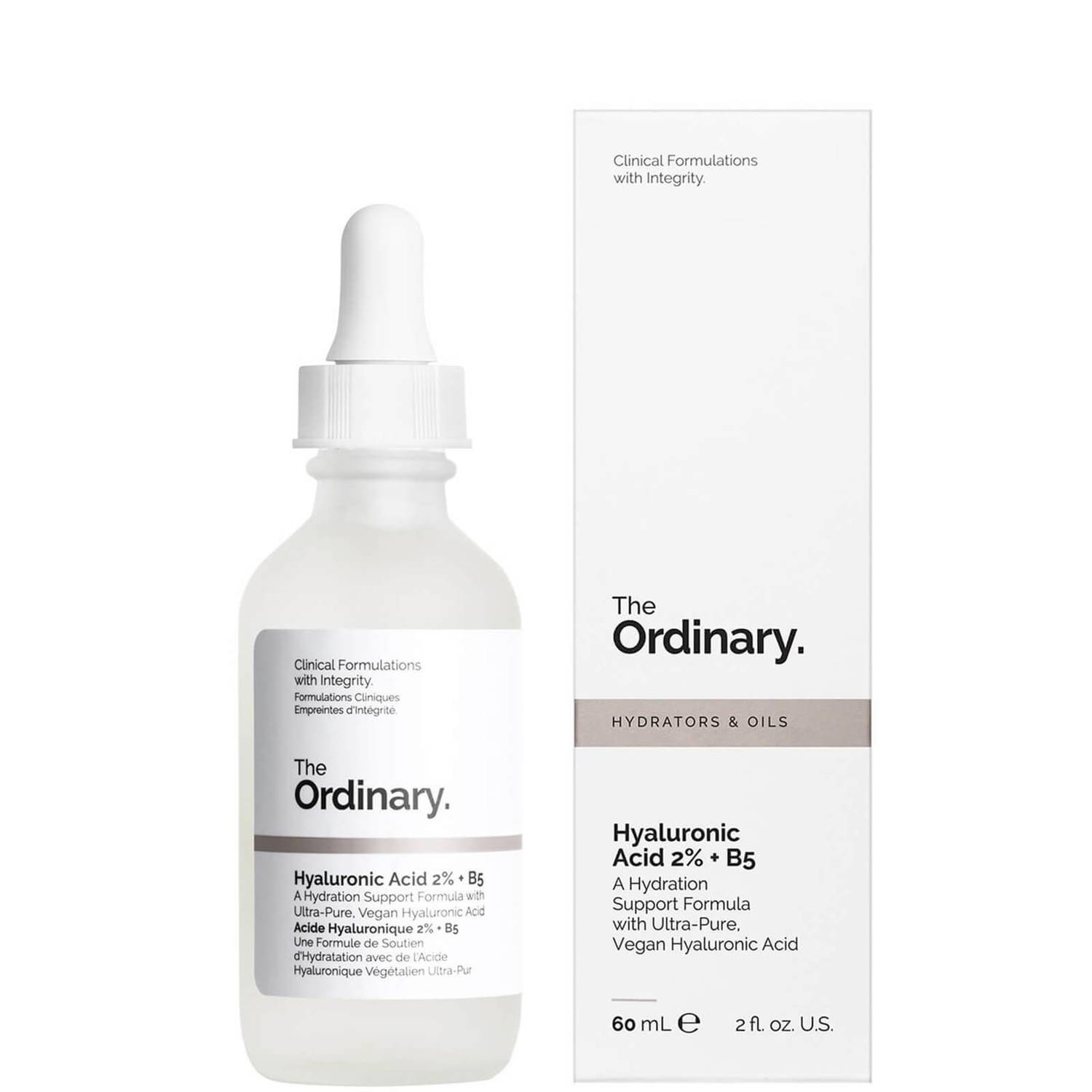 Увлажняющая сыворотка с гиалуроновой кислотой The Ordinary Hyaluronic Acid 2% + B5 