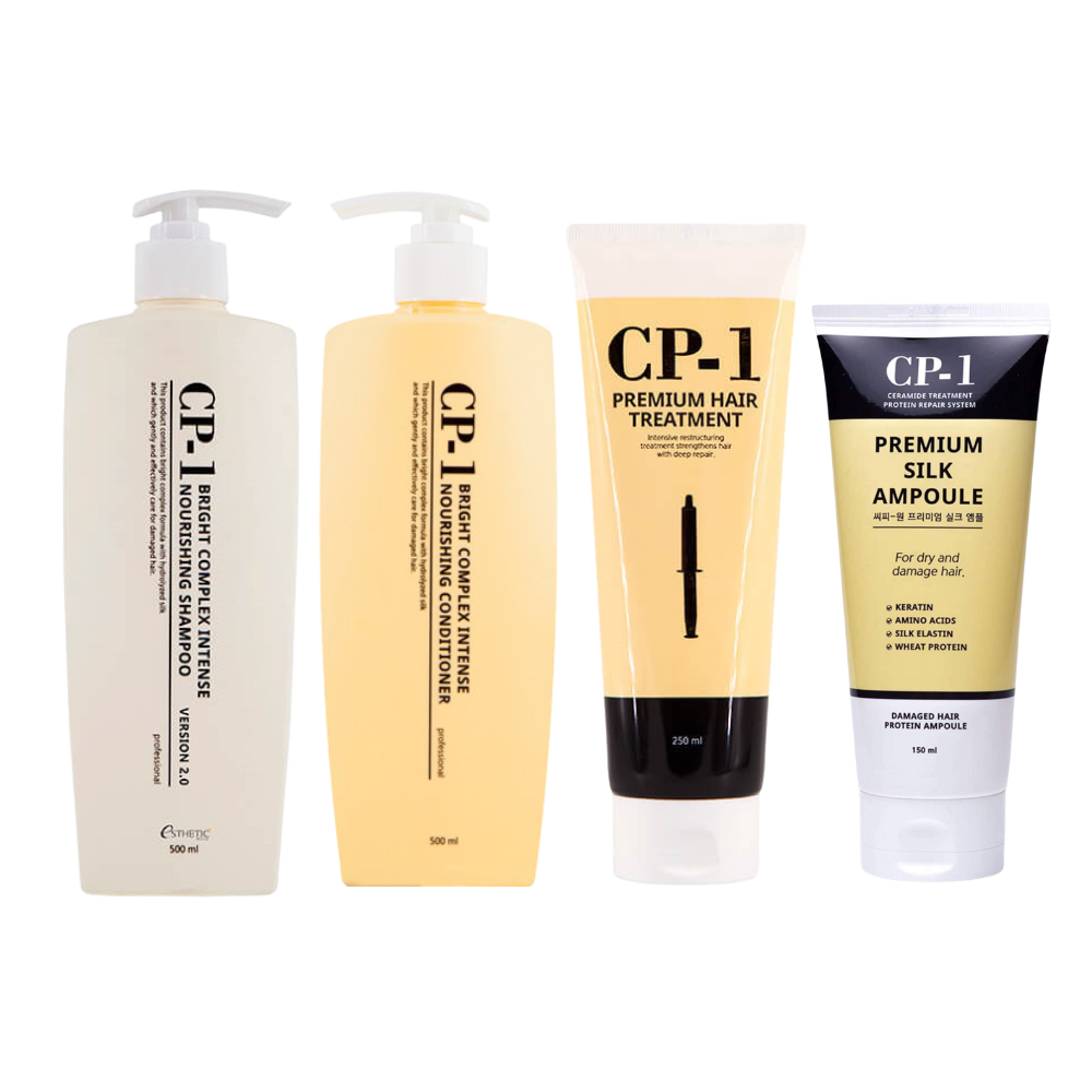 Набор полного ухода для восстановления волос с протеинами Esthetic House CP-1 BC Intense Nourishing