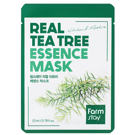 Маска для лица тканевая с чайным деревом FarmStay Real Tea Tree Essence Mask 