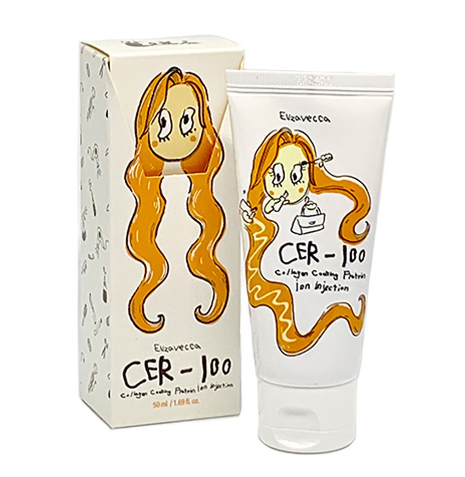 Эссенция для волос с коллагеном Elizavecca CER-100 Collagen Coating Protein Ion Injection