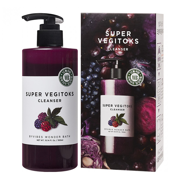 Детокс очищение для упругости кожи Wonder Bath Super Vegitoks Cleanser Purple