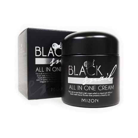 Крем для лица многофункциональный с муцином черной улитки Mizon Black Snail All In One Cream