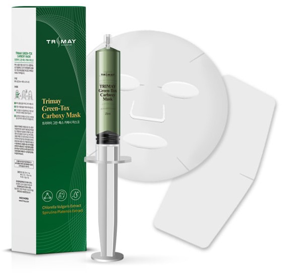 Маска для карбокситерапии с детокс-эффектом Trimay Green-Tox Carboxy Mask