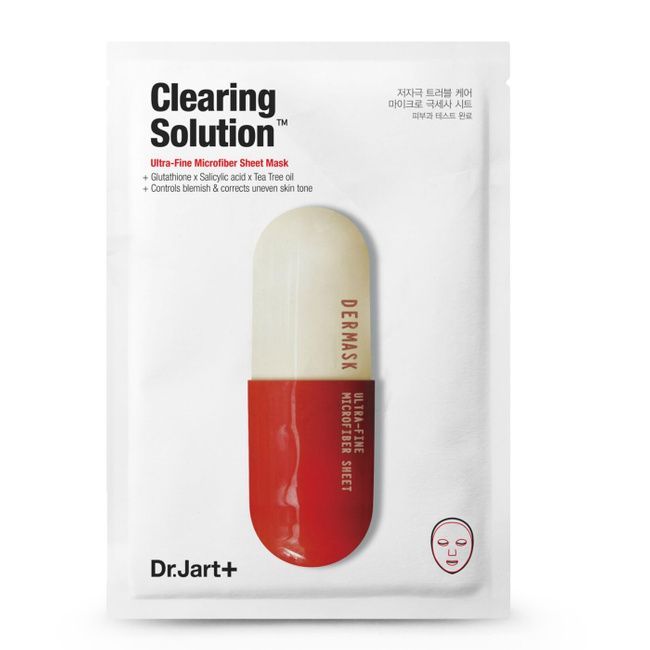  Очищающая тканевая маска для проблемной кожи Dr.Jart Dermask Micro Jet Clearing Solution
