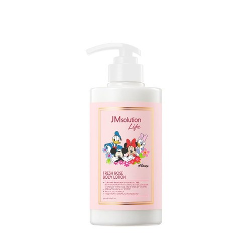 Парфюмированный лосьон для тела с экстрактом розы JMsolution Life Disney Fresh Rose Body Lotion
